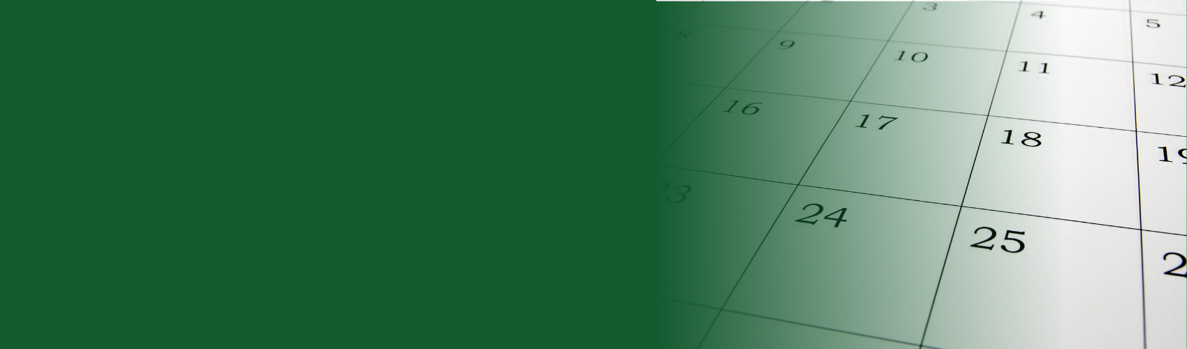 Calendar Banner